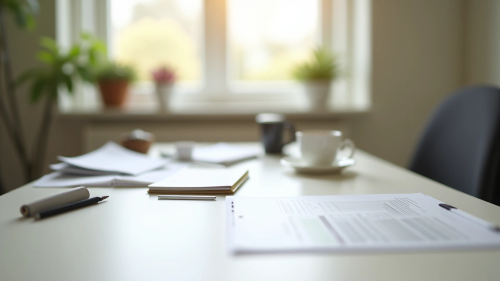 Portefeuille et documents financiers organisés sur un bureau moderne